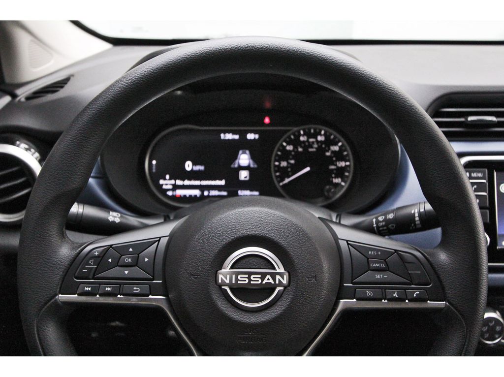 2025 Nissan Versa 1.6 SV White at Baytown Hyundai
