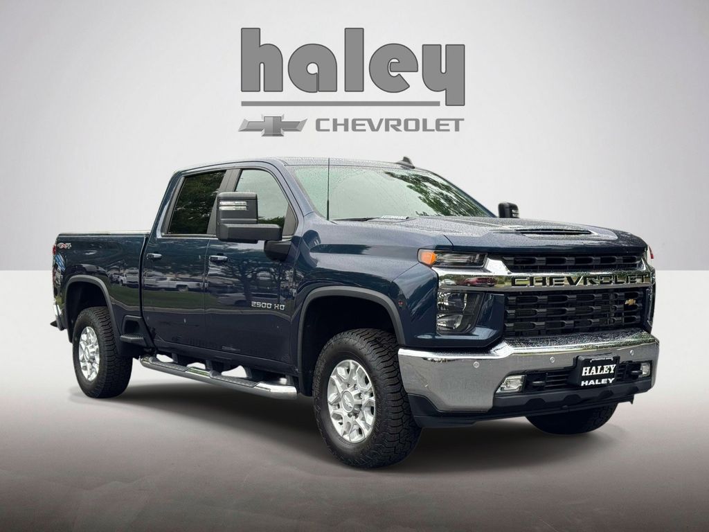 Northsky Blue Metallic 2020 Chevrolet Silverado 2500HD LT Crew Cab 4WD Pickup Truck Four-Wheel Drive Automatic