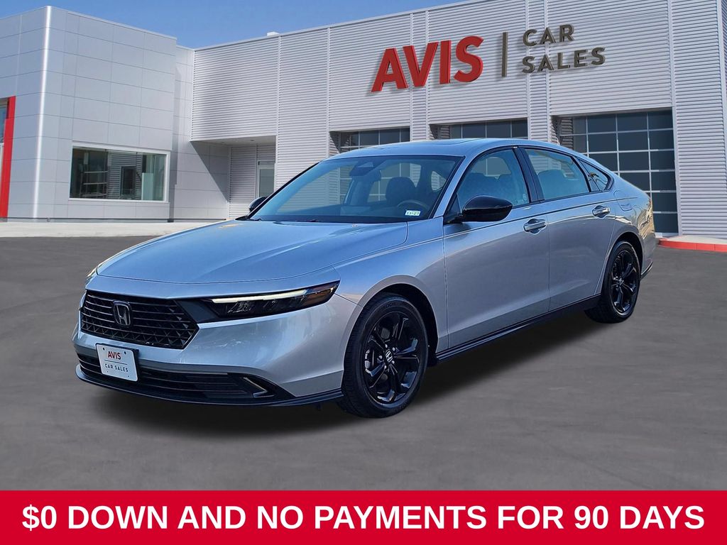 Silver 2025 Honda Accord Sedan Front-Wheel Drive Continuously Variable Transmission