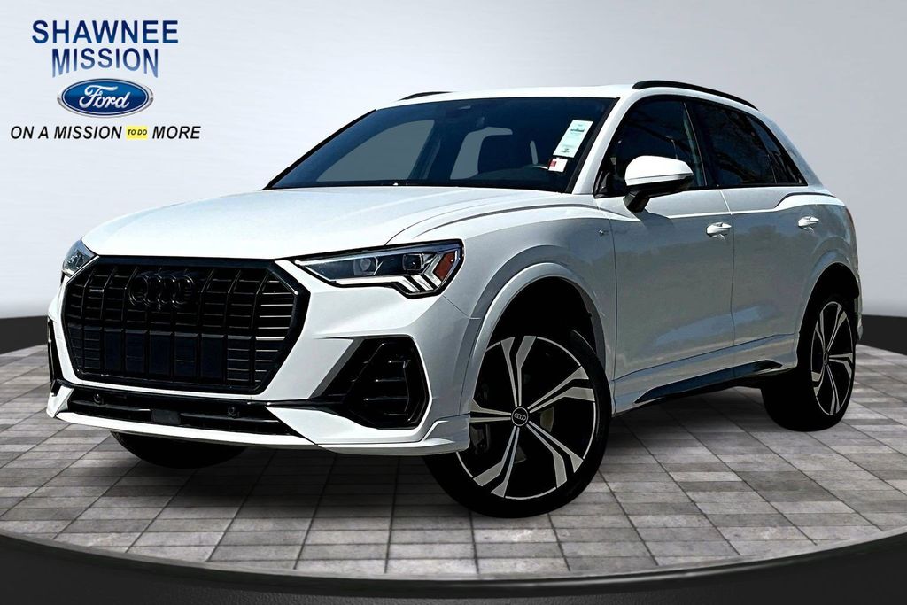 Glacier White 2023 Audi Q3 quattro Premium Plus S Line 45 TFSI SUV / Crossover All-Wheel Drive 8-Speed Automatic