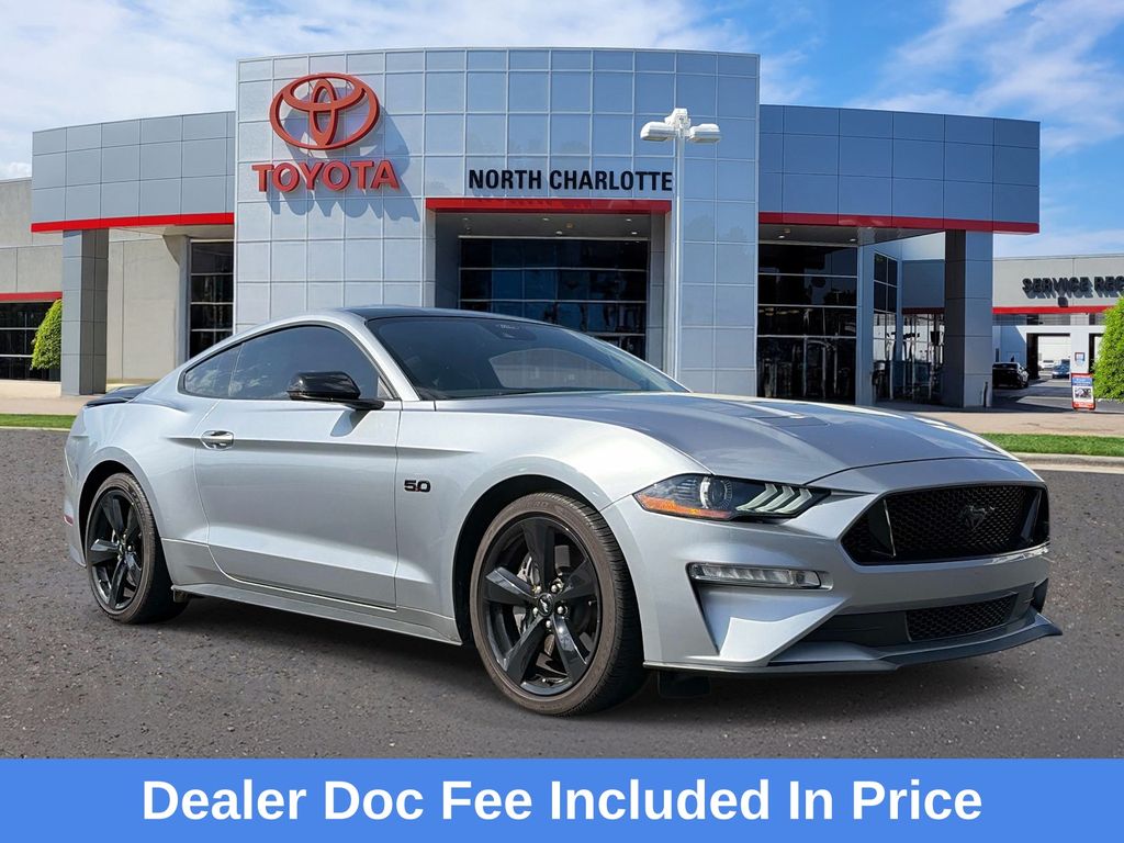 Iconic Silver Metallic 2021 Ford Mustang Coupe Rear-Wheel Drive 6-Speed Manual