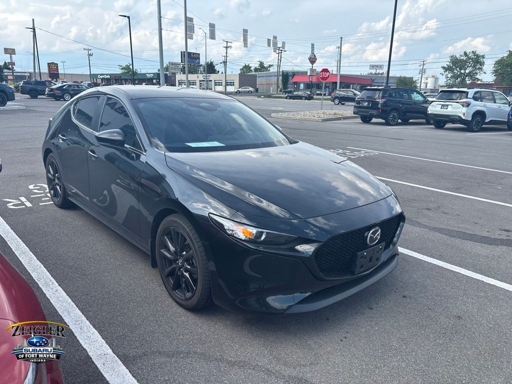Jet Black 2024 Mazda MAZDA3 Hatchback Front-Wheel Drive 6-Speed Automatic