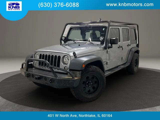 Billet Silver Metallic Clearcoat 2015 Jeep Wrangler Unlimited Sport 4WD SUV / Crossover Four-Wheel Drive 5-Speed Automatic
