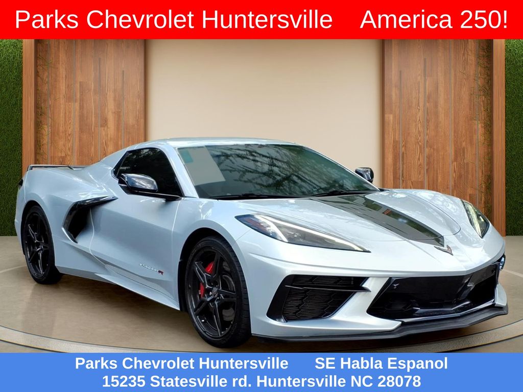 Silver 2023 Chevrolet Corvette Convertible Rear-Wheel Drive 8-Speed Dual Clutch