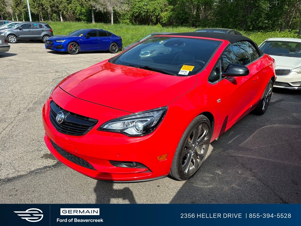 Sport Red 2017 Buick Cascada Sport Touring FWD Convertible Front-Wheel Drive 6-Speed Automatic Overdrive