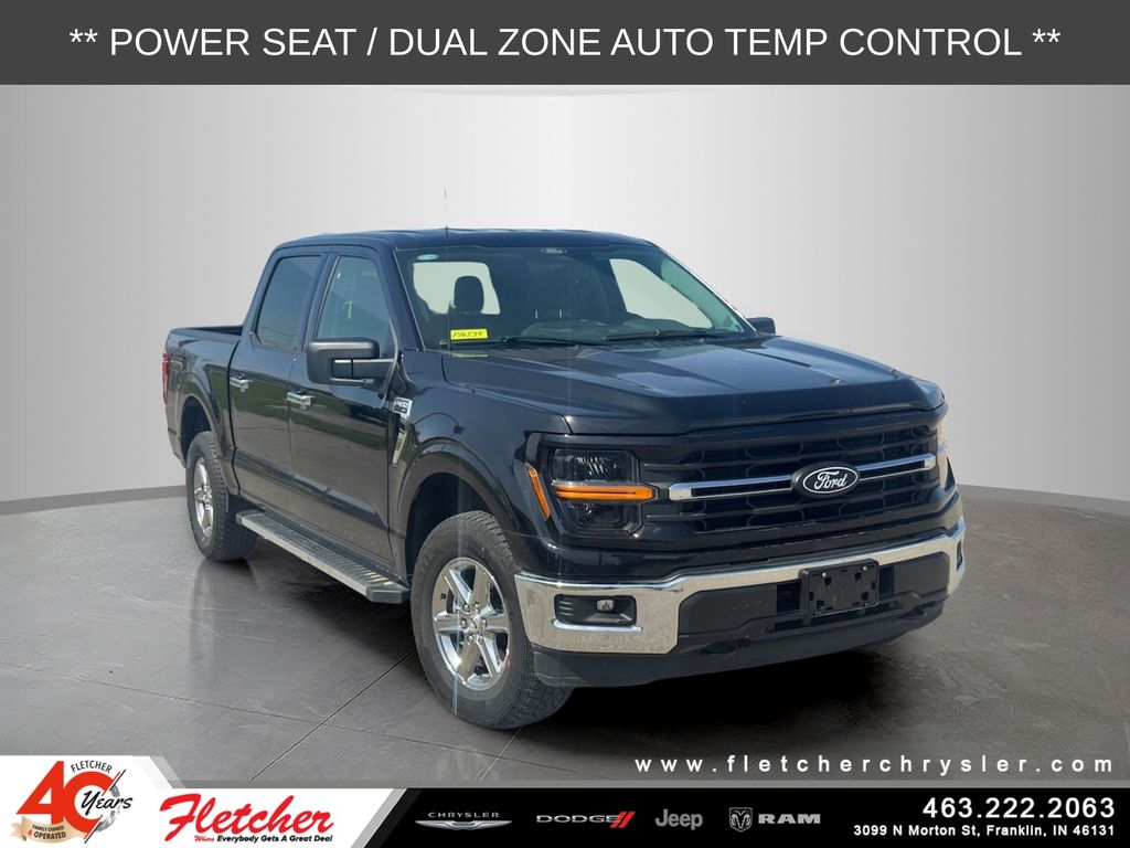 Black Metallic 2025 Ford F-150 Pickup Truck Four-Wheel Drive Automatic