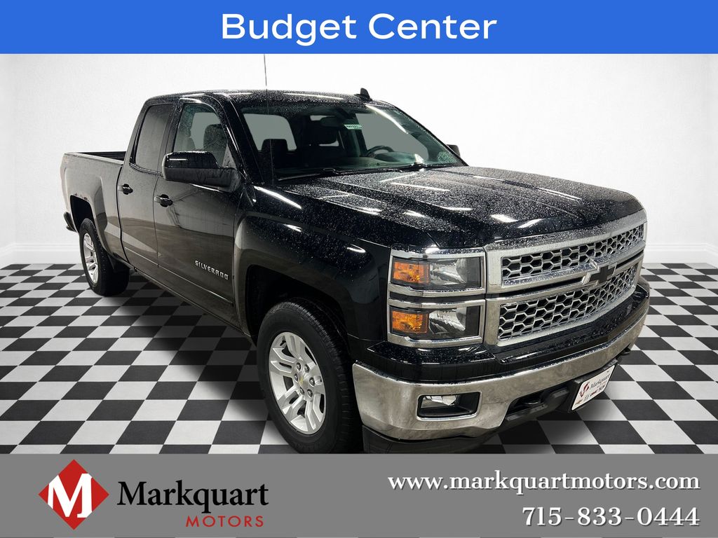 Black 2015 Chevrolet Silverado 1500 Pickup Truck Four-Wheel Drive 6-Speed Automatic Overdrive