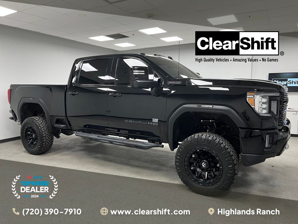 Onyx Black 2020 GMC Sierra 2500HD Pickup Truck Four-Wheel Drive 10-Speed Automatic