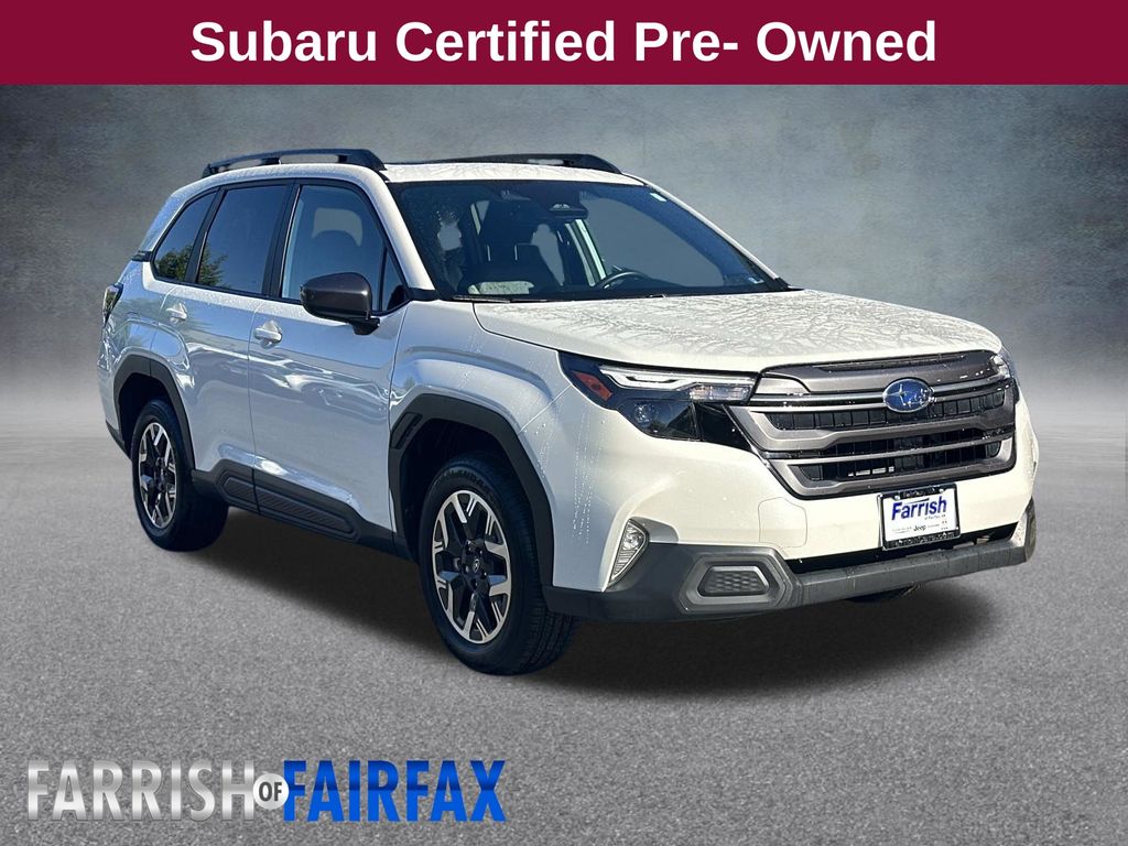 Crystal White Pearl 2026 Subaru Forester Crossover AWD SUV / Crossover All-Wheel Drive Continuously Variable Transmission