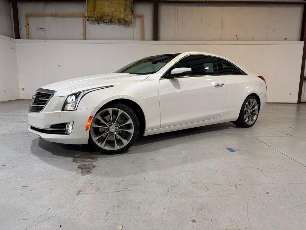 Crystal White Tricoat 2015 Cadillac ATS Coupe Coupe Rear-Wheel Drive 6-Speed Automatic