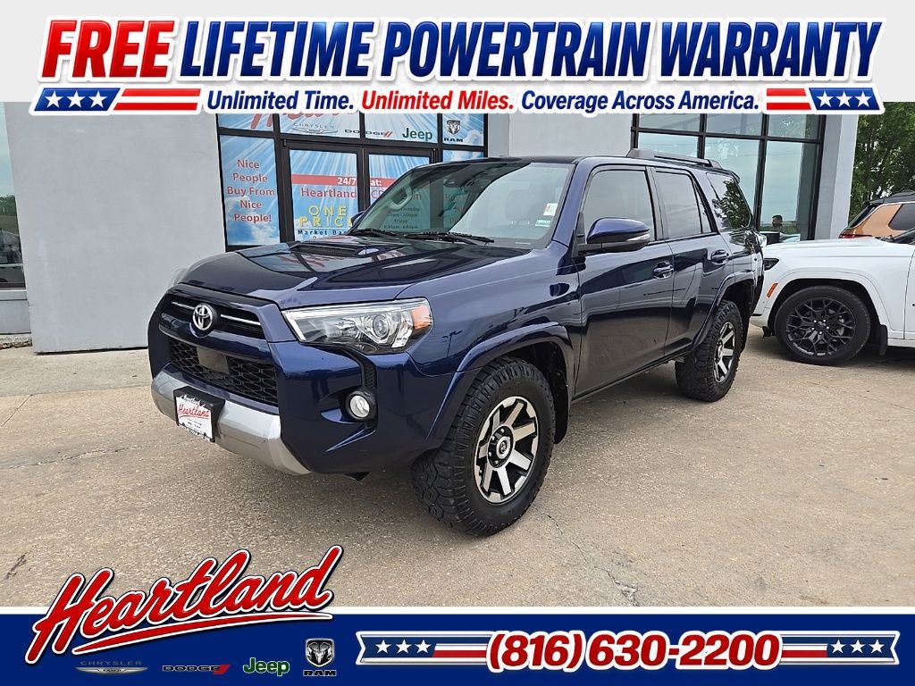 Nautical Blue Metallic 2020 Toyota 4Runner SUV / Crossover Four-Wheel Drive 5-Speed Automatic Overdrive