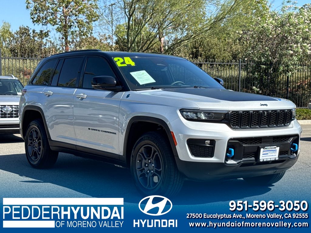 Silver 2024 Jeep Grand Cherokee 4xe SUV / Crossover Four-Wheel Drive 8-Speed Automatic