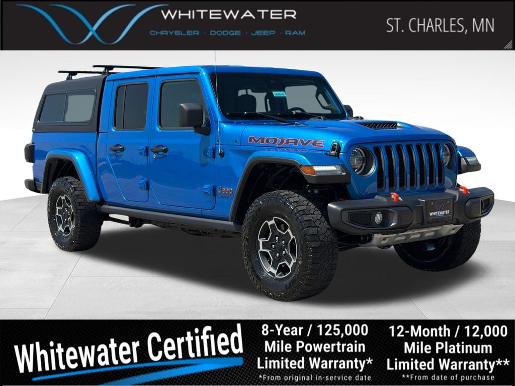 Hydro Blue Pearlcoat 2021 Jeep Gladiator Pickup Truck Four-Wheel Drive 8-Speed Automatic