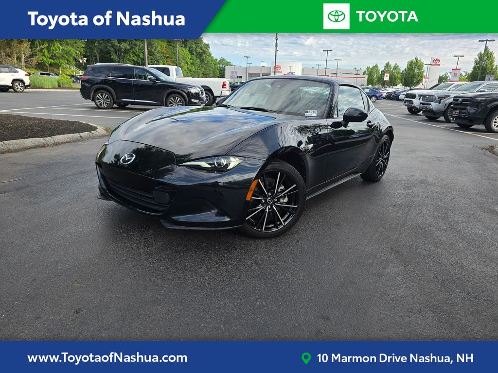 Jet Black Mica 2025 Mazda MX-5 Miata Convertible Rear-Wheel Drive 6-Speed Automatic