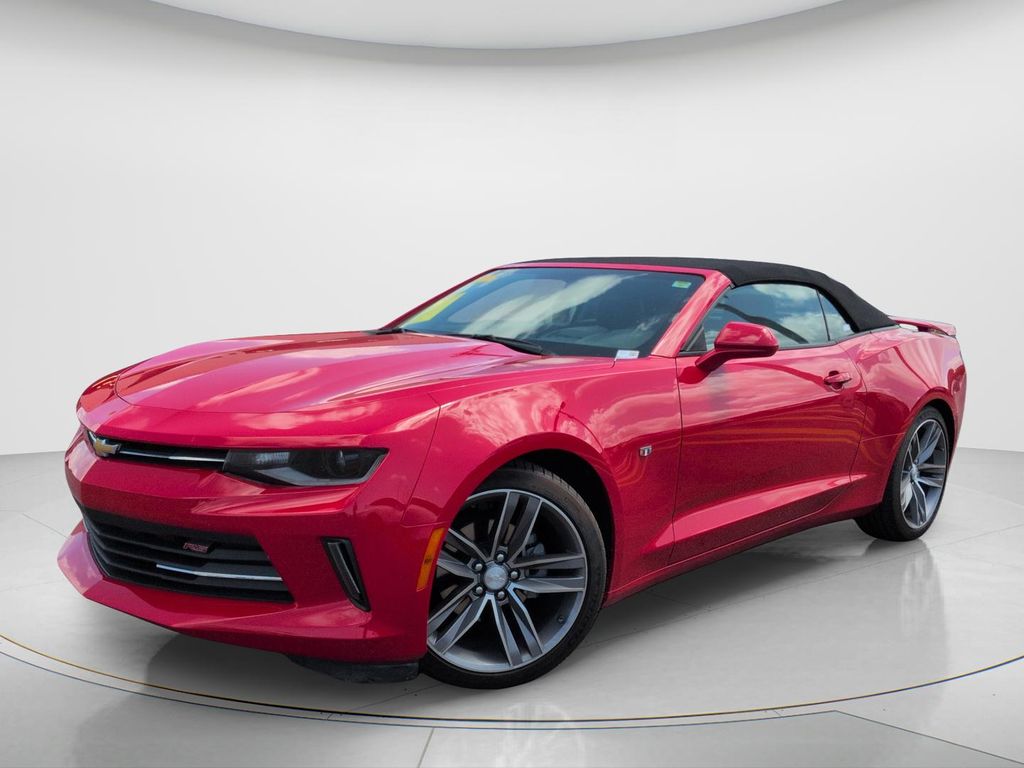 Red 2016 Chevrolet Camaro Convertible Rear-Wheel Drive 8-Speed Automatic