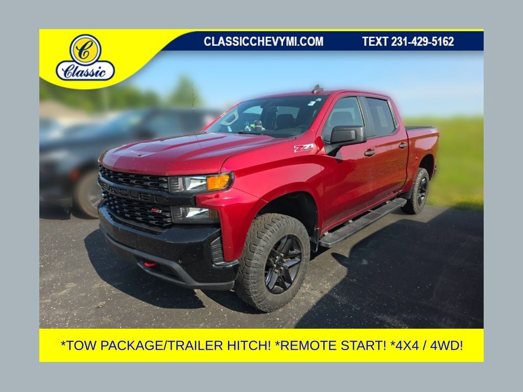 Cherry Red Tintcoat 2021 Chevrolet Silverado 1500 Pickup Truck Four-Wheel Drive 6-Speed Automatic Overdrive