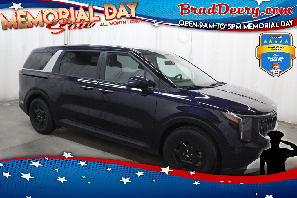 Deep Chroma Blue 2025 Kia Carnival LXS FWD Minivan Front-Wheel Drive 8-Speed Automatic