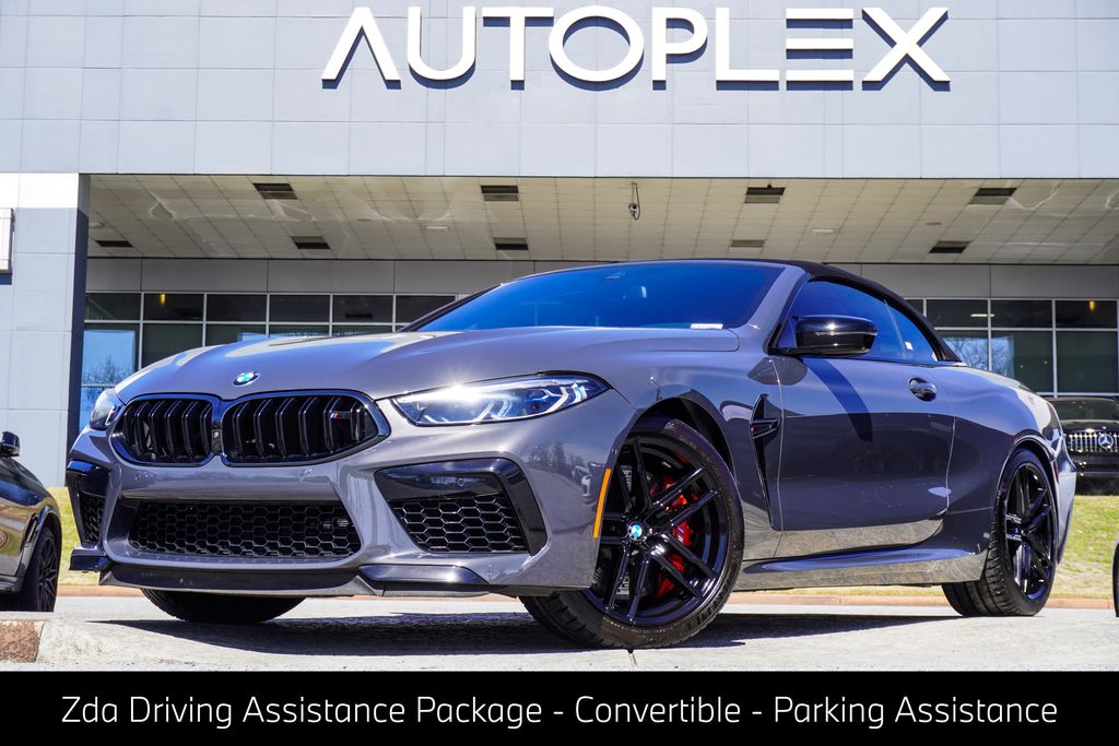 Brands Hatch Gray Metallic 2022 BMW M8 Convertible All-Wheel Drive 8-Speed Automatic