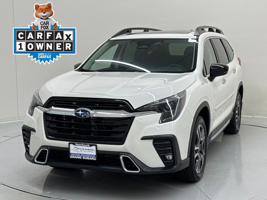 Crystal White Pearl 2025 Subaru Ascent Touring AWD SUV / Crossover All-Wheel Drive Continuously Variable Transmission