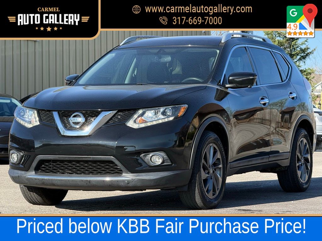 Gray (Magnetic Black) 2016 Nissan Rogue SUV / Crossover All-Wheel Drive Continuously Variable Transmission