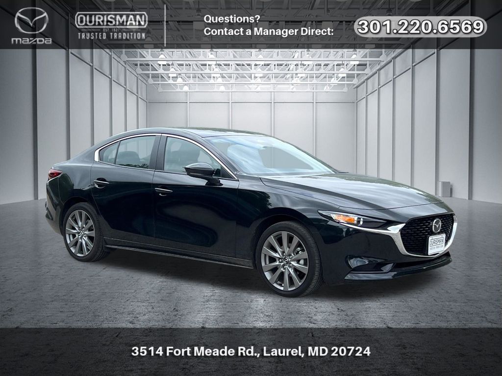 Jet Black 2026 Mazda MAZDA3 Sedan Front-Wheel Drive 6-Speed Automatic