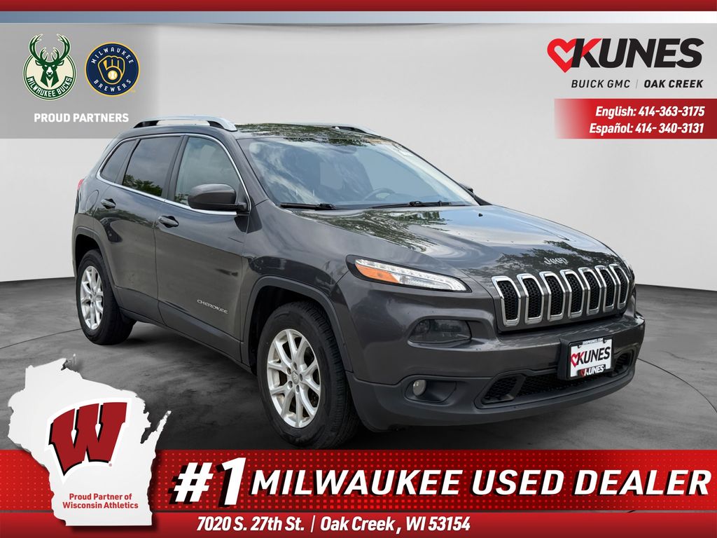 Gray (Granite Crystal Metallic Clearcoat) 2016 Jeep Cherokee SUV / Crossover Four-Wheel Drive 9-Speed Automatic