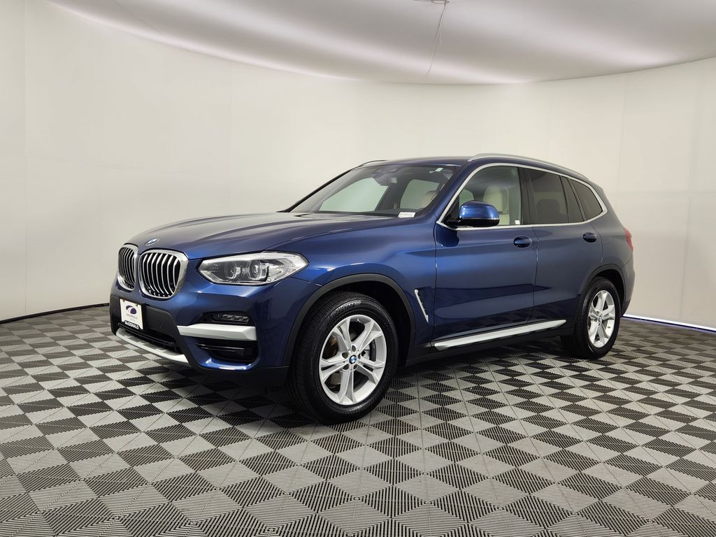 Phytonic Blue Metallic 2020 BMW X3 xDrive30i AWD SUV / Crossover All-Wheel Drive 8-Speed Automatic