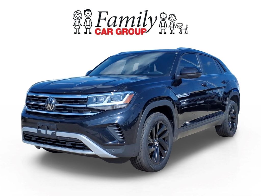 Deep Black Pearl 2023 Volkswagen Atlas Cross Sport SUV / Crossover Front-Wheel Drive 8-Speed Automatic