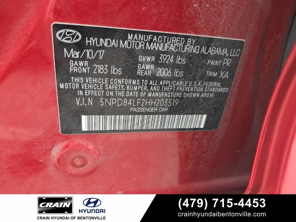 2017 Hyundai Elantra Limited FWD