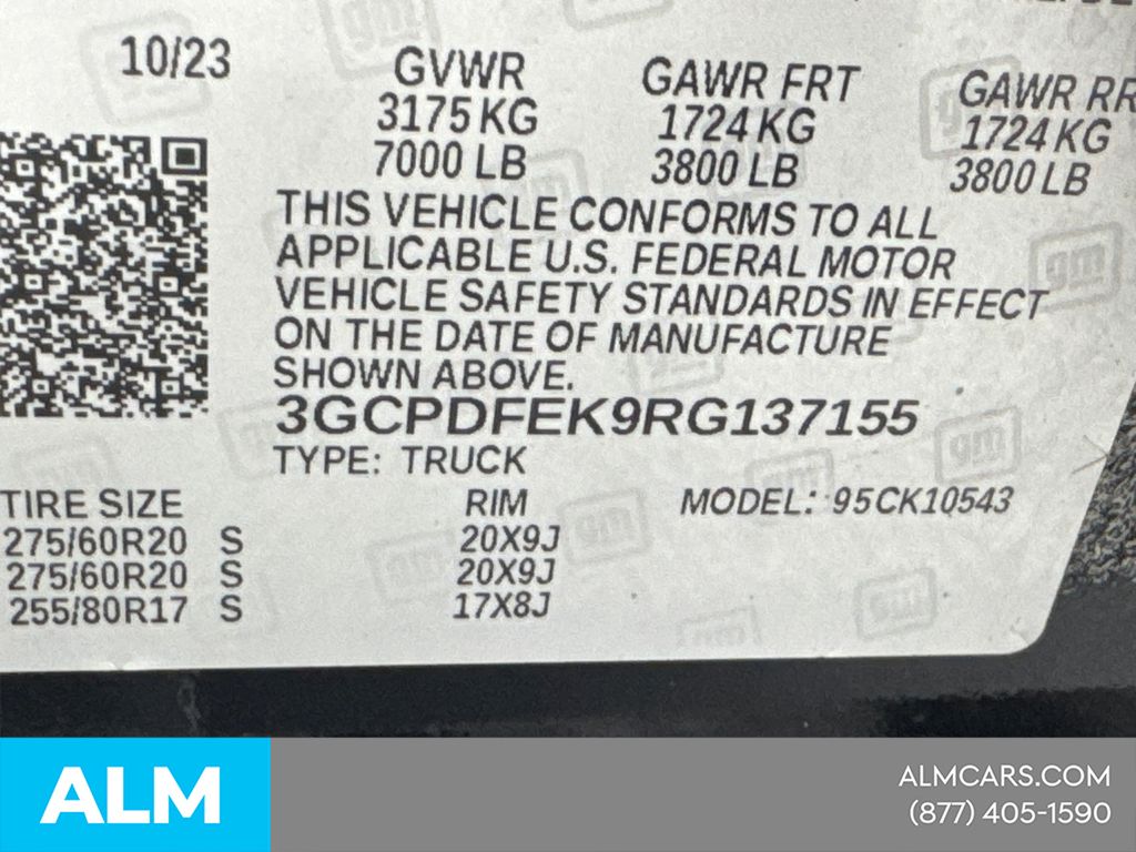 Used 2024 Black Chevrolet LT Trail Boss image 36