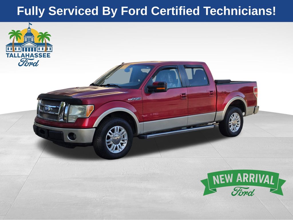 Red Candy Metallic Tinted Clearcoat 2010 Ford F-150 Lariat SuperCrew Pickup Truck 4X2 6-Speed Automatic