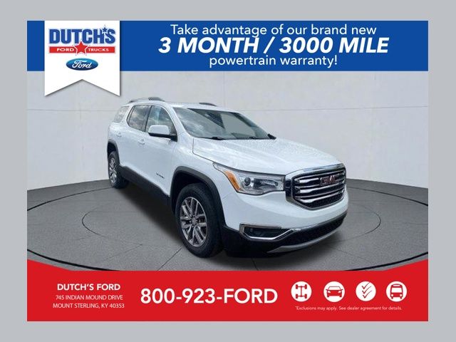 Summit White 2019 GMC Acadia SLE-2 FWD SUV / Crossover Front-Wheel Drive 6-Speed Automatic