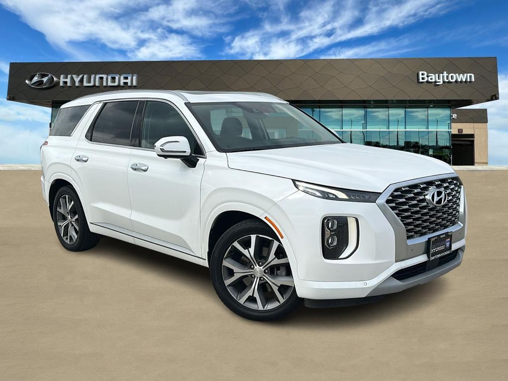 2022 Hyundai Palisade Limited White at DeMontrond Gulf Freeway