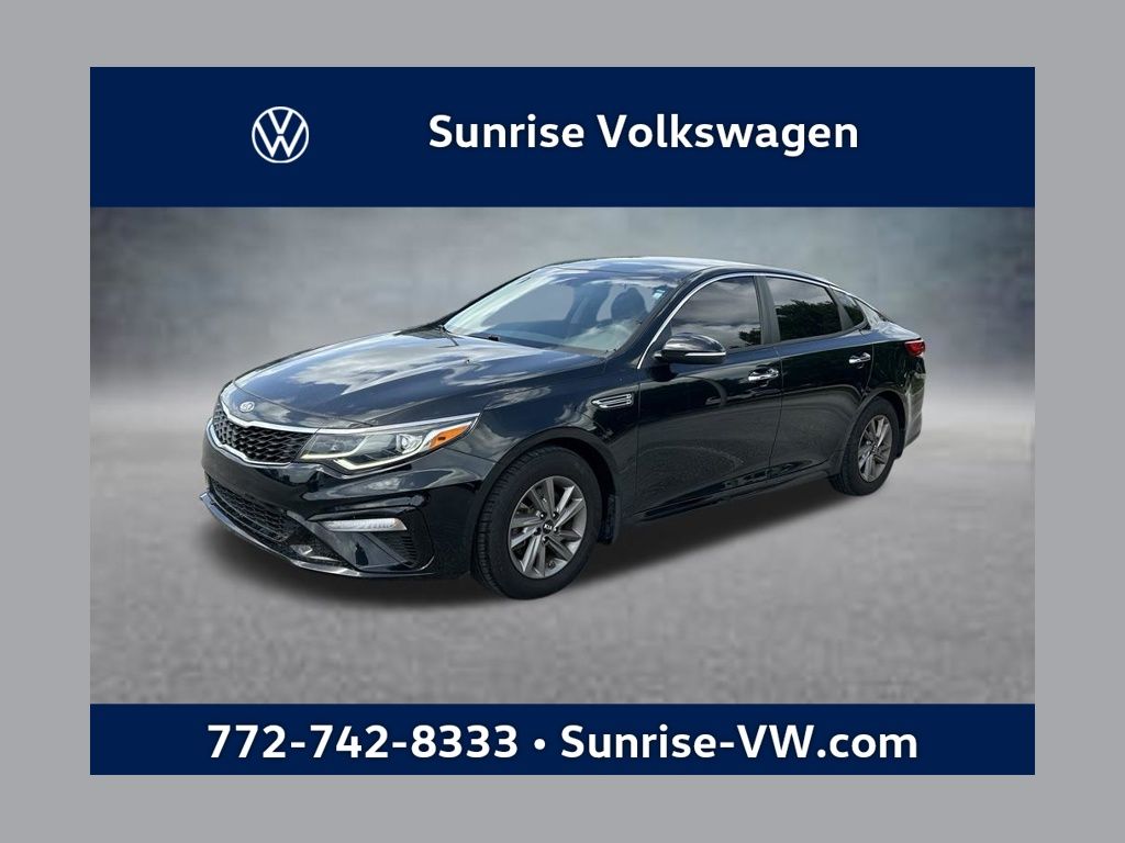 Ebony Black 2020 Kia Optima Sedan Front-Wheel Drive 6-Speed Automatic