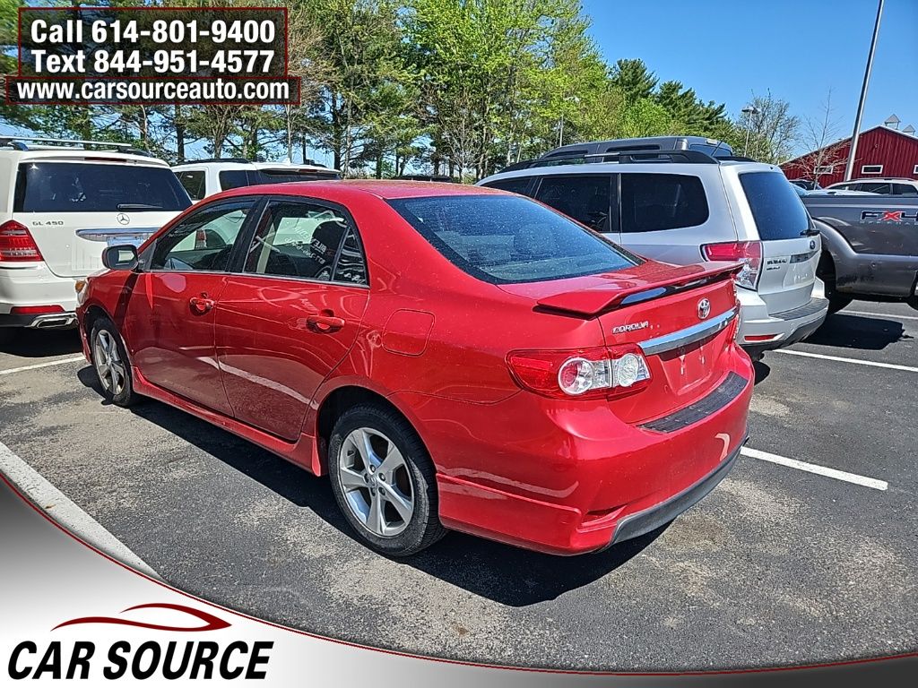Barcelona Red Metallic 2013 Toyota Corolla S Sedan Front-Wheel Drive 4-Speed Automatic