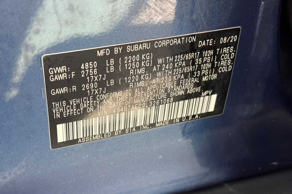 used 2020 Subaru Outback car, priced at $21,968