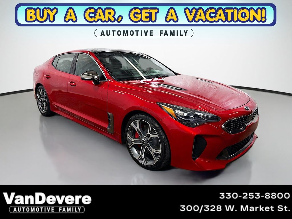 HiChroma Red 2019 Kia Stinger GT2 RWD Sedan Rear-Wheel Drive 8-Speed Automatic