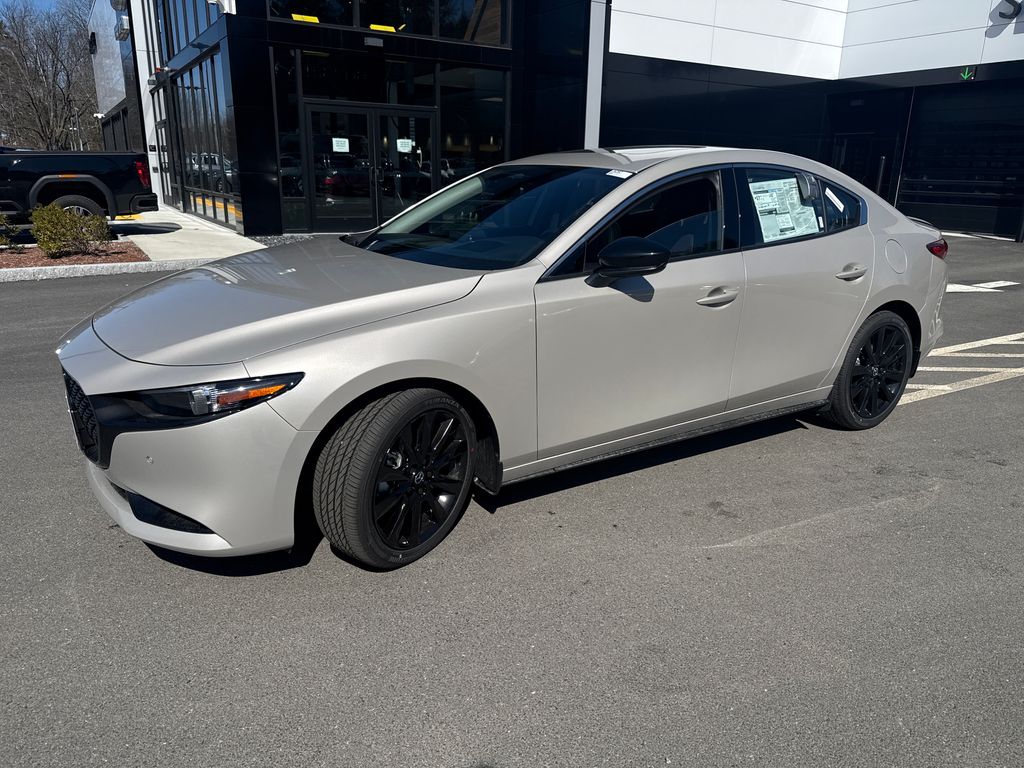 Gray (Platinum Quartz Metallic) 2026 Mazda MAZDA3 2.5 Turbo Premium Plus Sedan AWD Sedan All-Wheel Drive 6-Speed Automatic