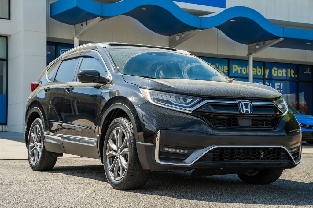 Crystal Black Pearl 2021 Honda CR-V Hybrid Touring AWD SUV / Crossover All-Wheel Drive Continuously Variable Transmission