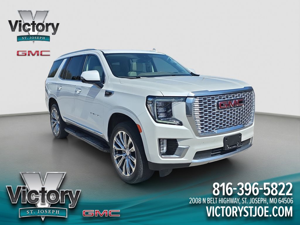 White Frost Tricoat 2024 GMC Yukon Denali 4WD SUV / Crossover Four-Wheel Drive