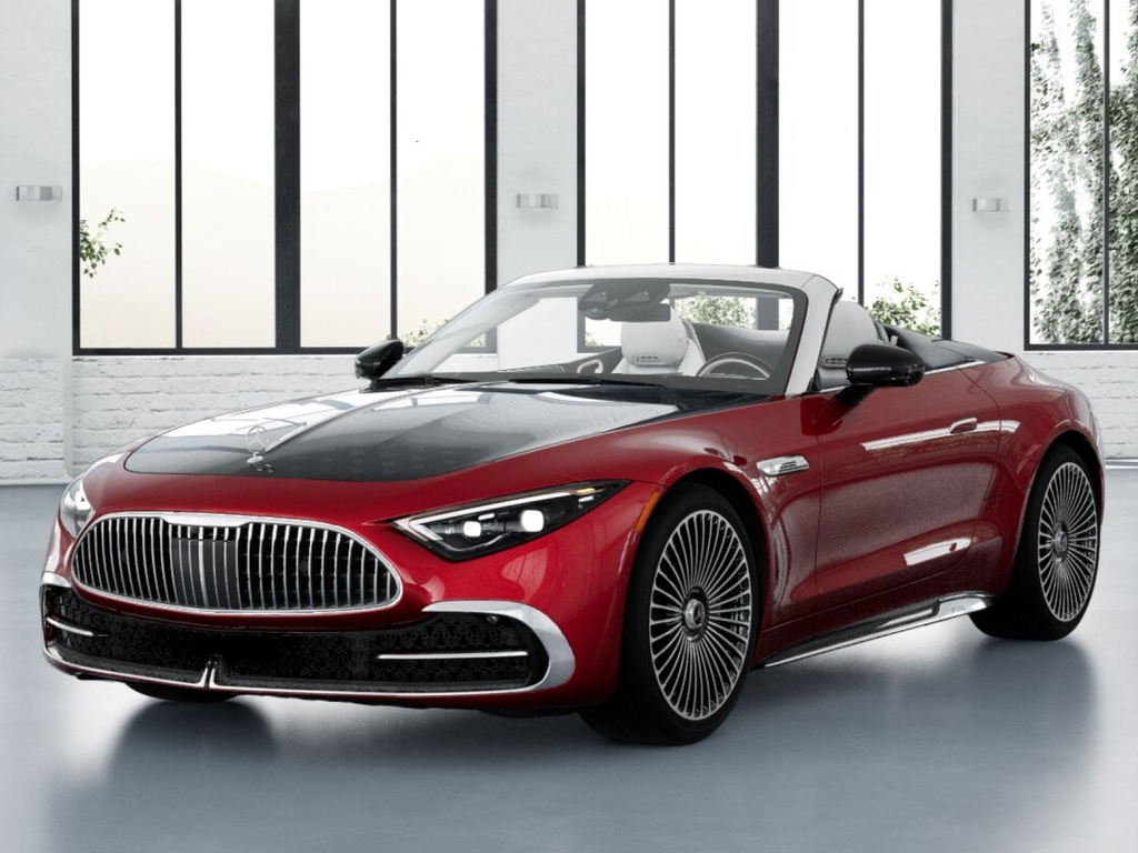 MANUFAKTUR Garnet Red Metallic (Red Ambiance) 2026 Mercedes-Benz SL-Class Convertible All-Wheel Drive 9-Speed Automatic
