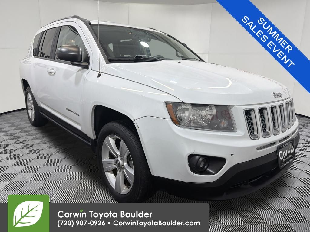 Bright White Clearcoat 2016 Jeep Compass SUV / Crossover Front-Wheel Drive Continuously Variable Transmission