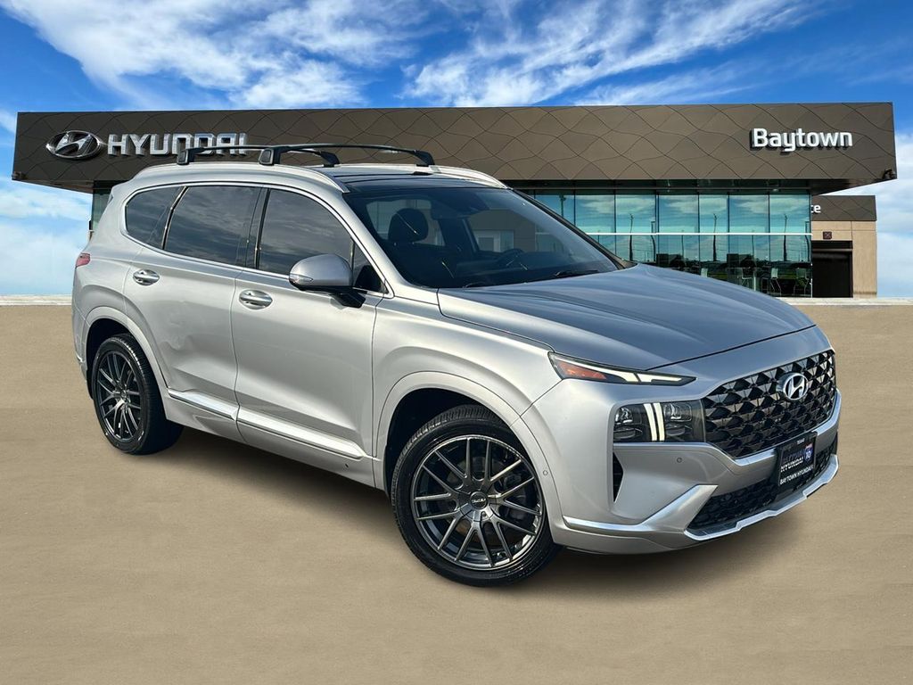 2022 Hyundai Santa Fe Calligraphy Silver at DeMontrond Automotive Group