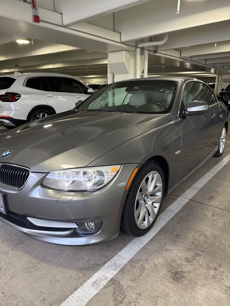 Space Gray Metallic 2011 BMW 3 Series 328i Convertible RWD Convertible Rear-Wheel Drive 6-Speed Automatic