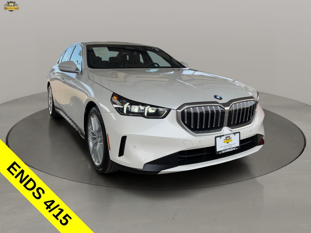 Mineral White Metallic 2024 BMW 5 Series 530i xDrive AWD Sedan All-Wheel Drive 8-Speed Automatic