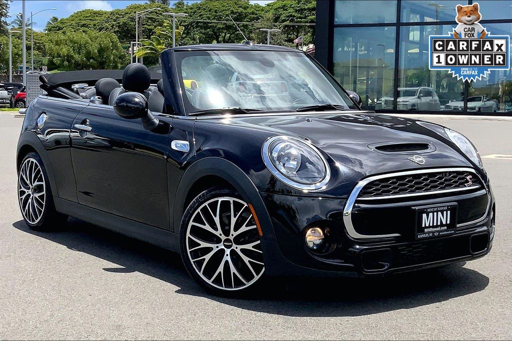 Midnight Black Metallic 2019 MINI Cooper Convertible Front-Wheel Drive 6-Speed Automatic