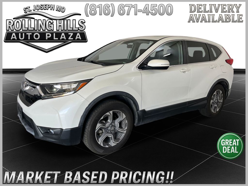 White 2017 Honda CR-V EX AWD SUV / Crossover All-Wheel Drive Continuously Variable Transmission