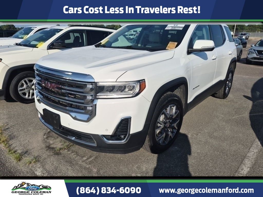 Summit White 2023 GMC Acadia SUV / Crossover Four-Wheel Drive 9-Speed Automatic