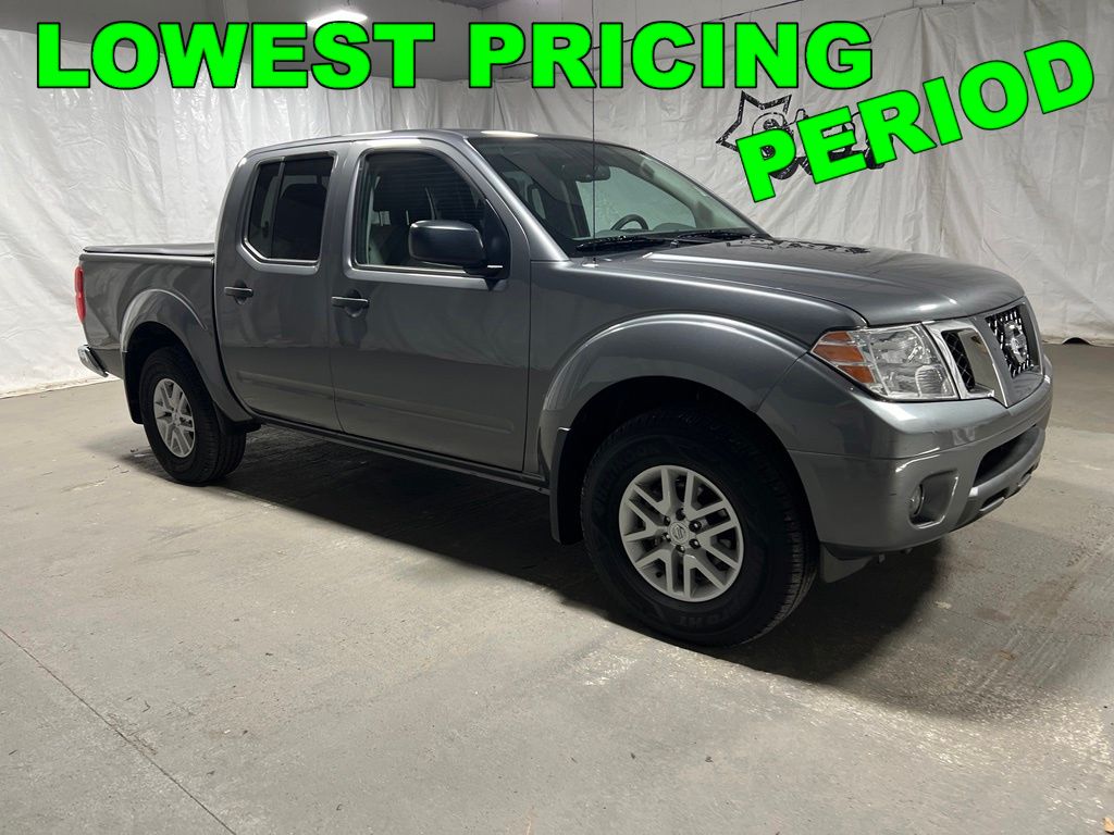 Gray (Gun Metallic) 2021 Nissan Frontier Pickup Truck Four-Wheel Drive 9-Speed Automatic