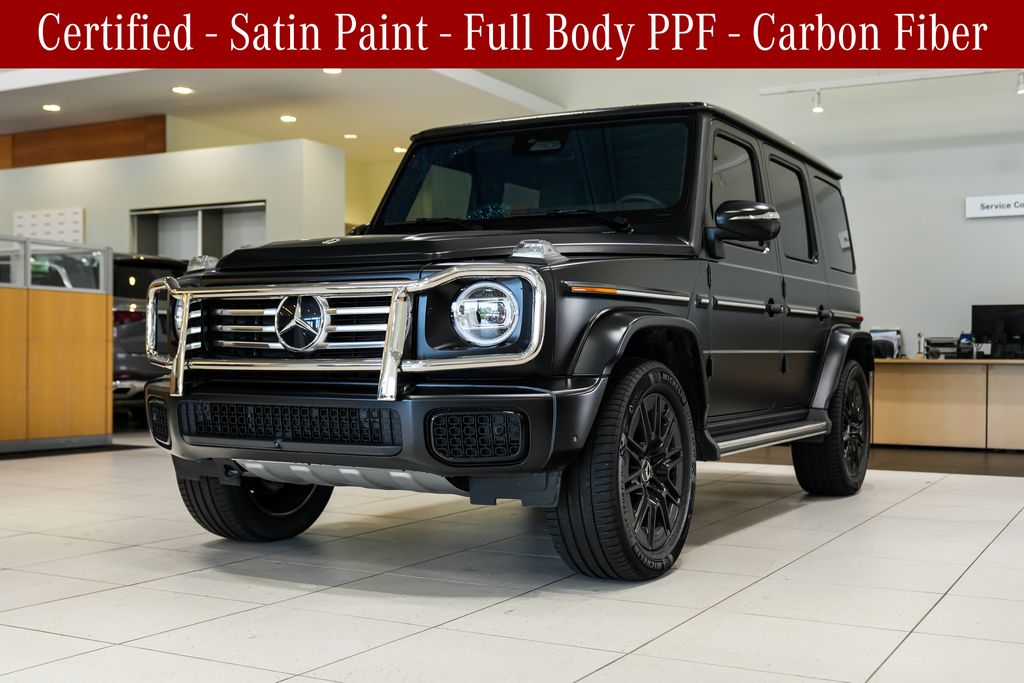 MANUFAKTUR Night Black Magno 2025 Mercedes-Benz G-Class G 550 4MATIC SUV / Crossover All-Wheel Drive 9-Speed Automatic
